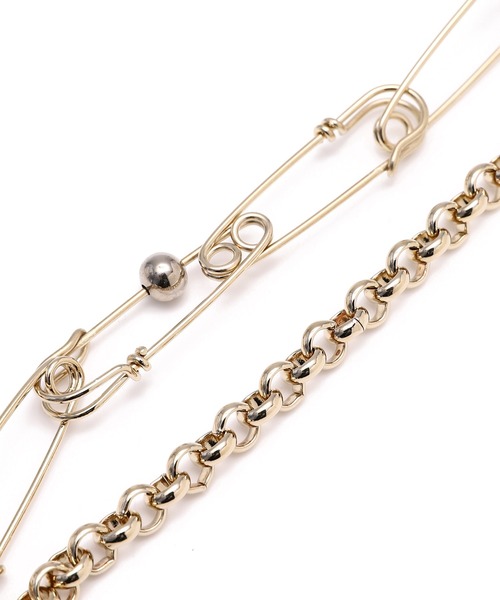 ジュスティーヌクランケ JUSTINECLENQUET AZEL NECKLACE 24K Justine Clenquet - Azel Necklace
