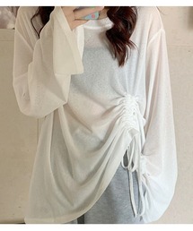 シャーリングトップス