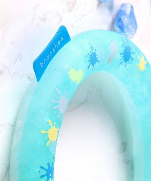 BRANSHES（ブランシェス）の「【COORING】ペンキ柄/Sサイズ（アウトドアグッズ・キッズ・ブルー・S）」の5枚目の写真