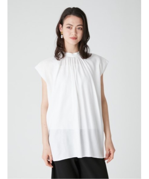 Mila Owen ミラオーウェン コットン フレンチスリーブ ブラウス 白 1 楽天市場】【中古】ミラオーウェン Mila Owen 肩タックフレンチ