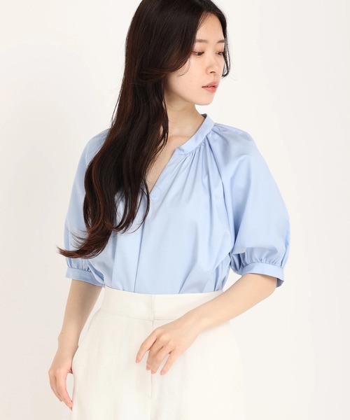 新品タグ付！STRAWBERRY FIELDS プロフィーロサテンブロードシャツ STRAWBERRY-FIELDS（ストロベリーフィールズ）の「プロフィーロ