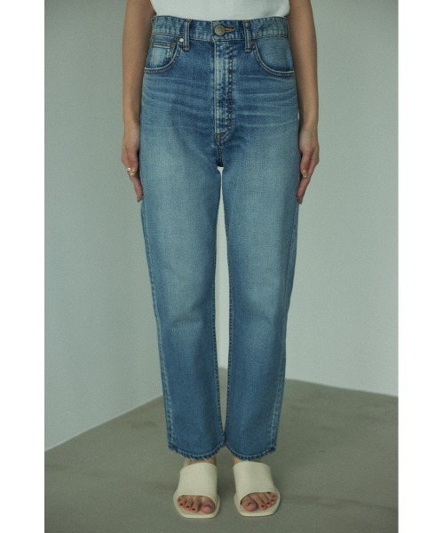 BLACK BY MOUSSY（ブラックバイマウジー）の「DRIP bd light blue Denim（ドリップブレンドライトブルーデニム）（デニムパンツ・レディース・ブルー・24inch/25inch/26inch/23inch）」の5枚目の写真