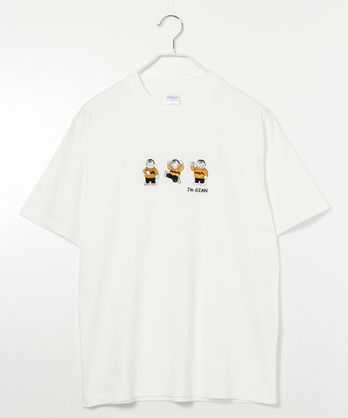 ALWAYS GOOD TIME(オルウェイズグッドタイム)の「【Doraemon/ドラえもん】ジャイアン 刺繍/プリント 半袖Tシャツ(Tシャツ/カットソー・メンズ・スミクロ/グレイッシュベージュ/オフホワイト/マスタード・M/L)」の10枚目の写真