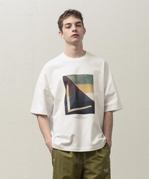 SLICK | ドロップショルダープリントTシャツ(Perspective)(Tシャツ/カットソー)