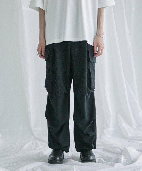 ハイコンフォートイージーカーゴパンツ ハイコンフォートイージーカーゴパンツ(1 DARK GREY): : メンズ