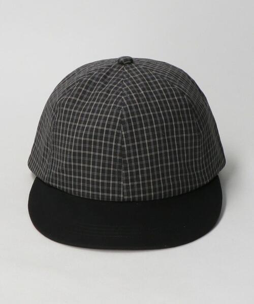 green label relaxing（グリーンレーベルリラクシング）の「GLR TWO TONE チェック キャップ（キャップ・メンズ・オフホワイト/ブラック/ベージュ・FREE）」の13枚目の写真