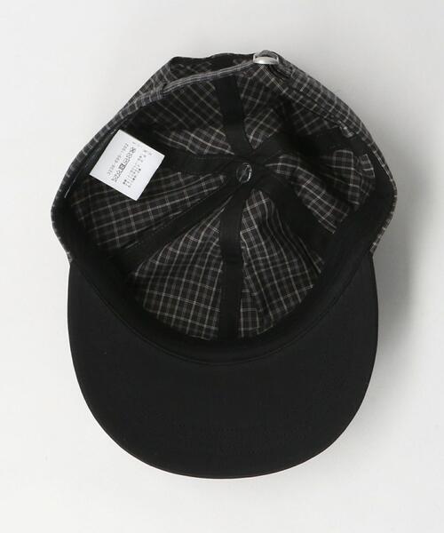 green label relaxing（グリーンレーベルリラクシング）の「GLR TWO TONE チェック キャップ（キャップ・メンズ・オフホワイト/ブラック/ベージュ・FREE）」の10枚目の写真