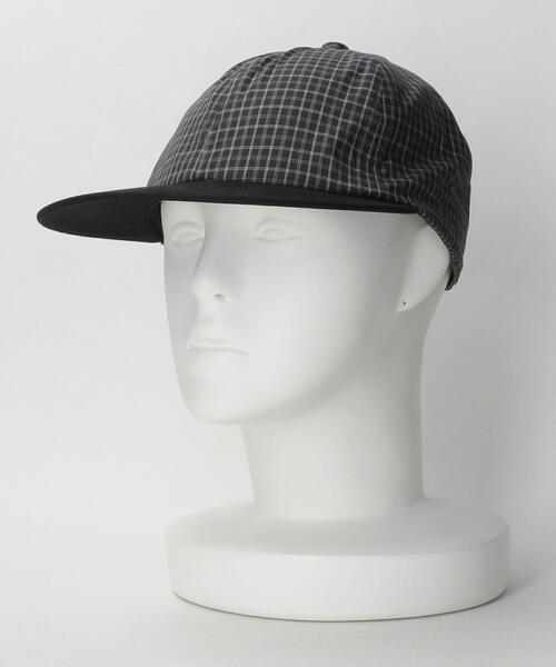 green label relaxing（グリーンレーベルリラクシング）の「GLR TWO TONE チェック キャップ（キャップ・メンズ・オフホワイト/ブラック/ベージュ・FREE）」の14枚目の写真