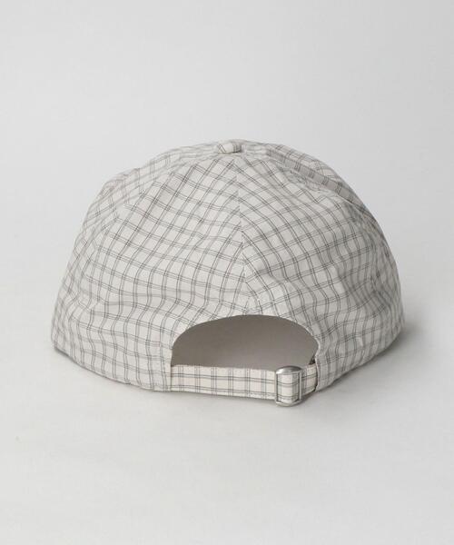 green label relaxing（グリーンレーベルリラクシング）の「GLR TWO TONE チェック キャップ（キャップ・メンズ・オフホワイト/ブラック/ベージュ・FREE）」の9枚目の写真