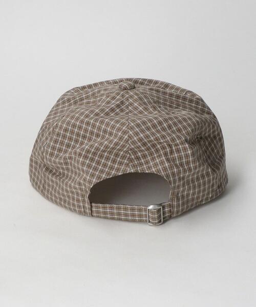 green label relaxing（グリーンレーベルリラクシング）の「GLR TWO TONE チェック キャップ（キャップ・メンズ・オフホワイト/ブラック/ベージュ・FREE）」の7枚目の写真