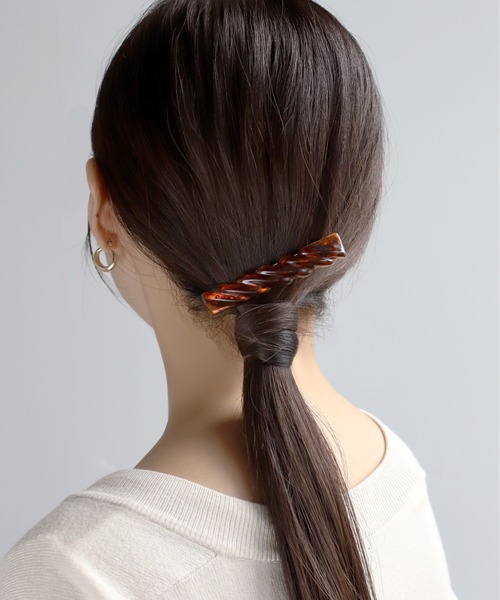ANEMONE（アネモネ）の「ドイツ製シックカラーバレッタ（バレッタ/ヘア