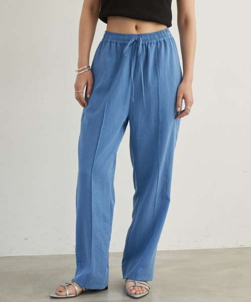 Aunt Marie's（アントマリーズ）の「センターラインイージーパンツ / サイズ展開あり（その他パンツ・レディース・ブラック系その他/ブルー/ブラック/ピンク・FREE/SMALL）」の3枚目の写真