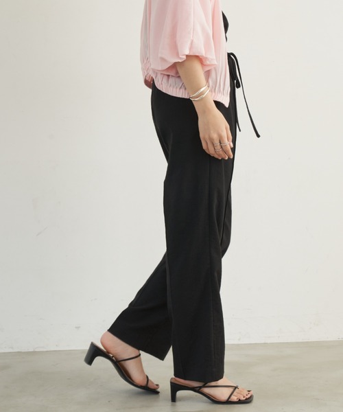 Aunt Marie's（アントマリーズ）の「センターラインイージーパンツ / サイズ展開あり（その他パンツ・レディース・ブラック系その他/ブルー/ブラック/ピンク・FREE/SMALL）」の6枚目の写真