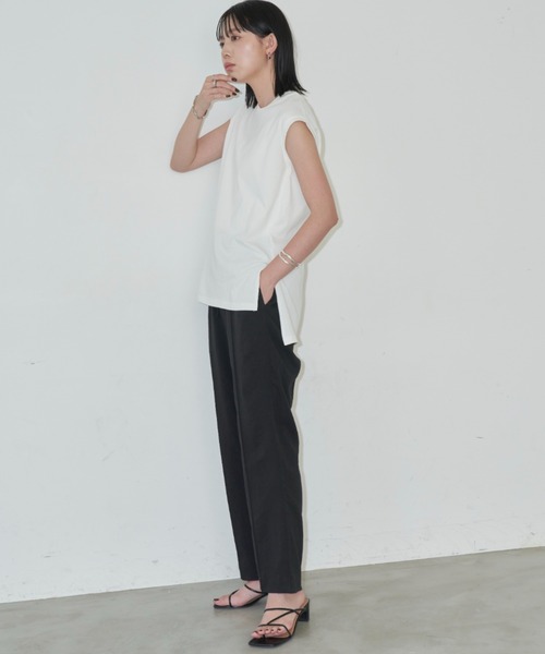 Aunt Marie's（アントマリーズ）の「センターラインイージーパンツ / サイズ展開あり（その他パンツ・レディース・ブラック系その他/ブルー/ブラック/ピンク・FREE/SMALL）」の5枚目の写真