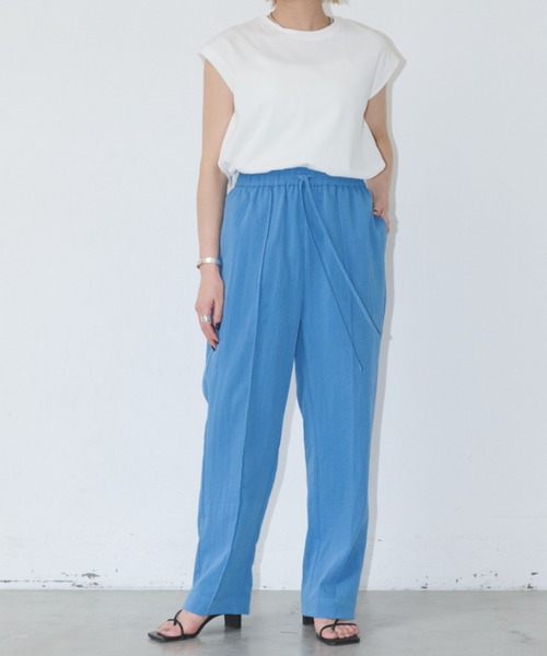 Aunt Marie's（アントマリーズ）の「センターラインイージーパンツ / サイズ展開あり（その他パンツ・レディース・ブラック系その他/ブルー/ブラック/ピンク・FREE/SMALL）」の10枚目の写真