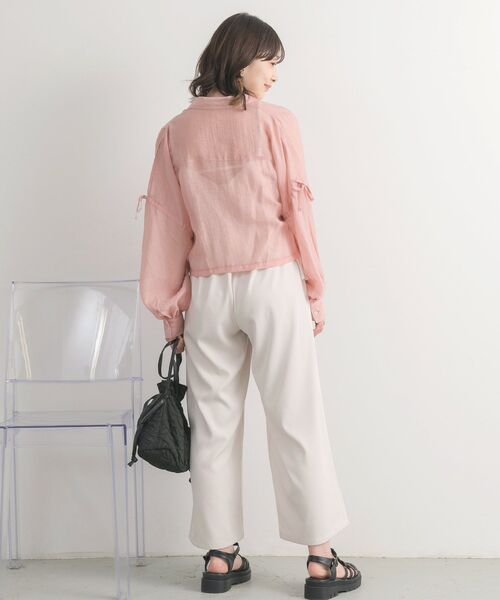 RETRO GIRL（レトロガール）の「サイドオープンサロペット（サロペット/オーバーオール・レディース・ナチュラル/ブラック/ブルー・FREE）」の7枚目の写真