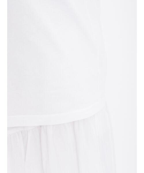 Samansa Mos2(サマンサ モスモス)の「サンドウォッシュカレッジロゴプリントTシャツ(Tシャツ/カットソー・レディース・ネイビー/オフホワイト/サックスブルー/ピンク・F)」の13枚目の写真