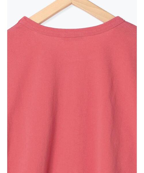 Samansa Mos2(サマンサ モスモス)の「サンドウォッシュカレッジロゴプリントTシャツ(Tシャツ/カットソー・レディース・ネイビー/オフホワイト/サックスブルー/ピンク・F)」の22枚目の写真