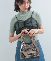 Ray BEAMS | HELOYSE / トースト ポリウレタン スモール バッグ(トートバッグ)