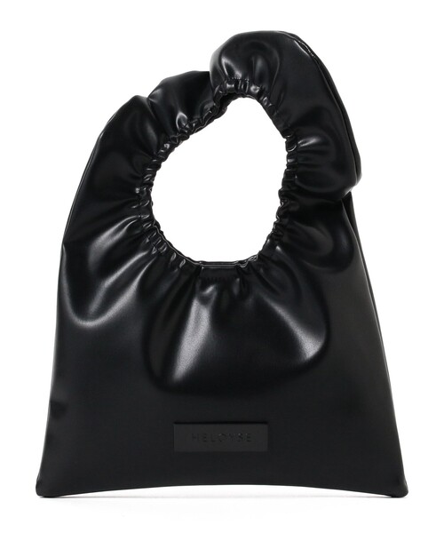 Ray BEAMS（レイビームス）の「HELOYSE / トースト ポリウレタン スモール バッグ（トートバッグ・レディース・ブラック/ブラウン・ONE SIZE）」の5枚目の写真