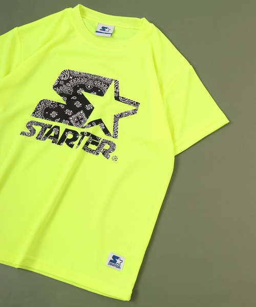 STARTER(スターター)の「STARTER接触冷感プリントTシャツ 半袖 キッズ(Tシャツ/カットソー・キッズ・ネイビー/イエロー/オレンジ/チャコール/ホワイト/ブラック・140/150/160/130)」の1枚目の写真