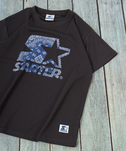 STARTER(スターター)の「STARTER接触冷感プリントTシャツ 半袖 キッズ(Tシャツ/カットソー・キッズ・ネイビー/イエロー/オレンジ/チャコール/ホワイト/ブラック・140/150/160/130)」の4枚目の写真