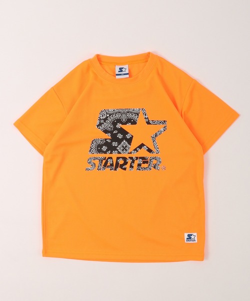 STARTER(スターター)の「STARTER接触冷感プリントTシャツ 半袖 キッズ(Tシャツ/カットソー・キッズ・ネイビー/イエロー/オレンジ/チャコール/ホワイト/ブラック・140/150/160/130)」の12枚目の写真