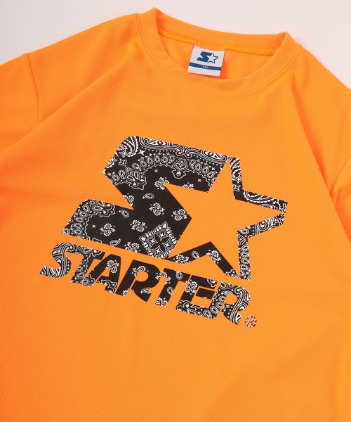 STARTER(スターター)の「STARTER接触冷感プリントTシャツ 半袖 キッズ(Tシャツ/カットソー・キッズ・ネイビー/イエロー/オレンジ/チャコール/ホワイト/ブラック・140/150/160/130)」の14枚目の写真