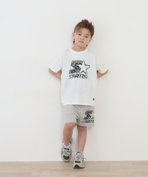 STARTER(スターター)の「STARTER接触冷感プリントTシャツ 半袖 キッズ(Tシャツ/カットソー・キッズ・ネイビー/イエロー/オレンジ/チャコール/ホワイト/ブラック・140/150/160/130)」の21枚目の写真