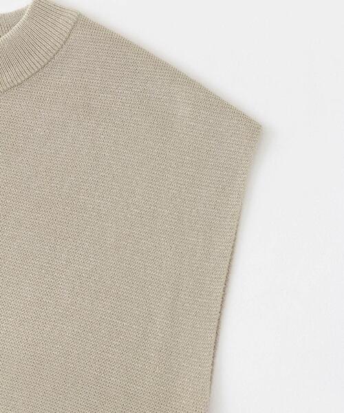 ITEMS URBANRESEARCH(アイテムズ アーバンリサーチ)の「ミラノリブフレンチレイヤードニット(ニット/セーター・レディース・レッド系その他/ベージュ/ネイビー・FREE)」の9枚目の写真