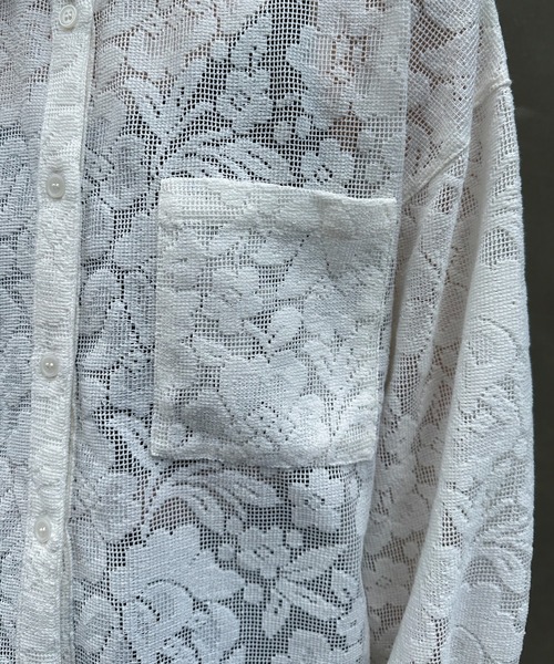 feepur（フェピュール）の「レースルーズシャツ（シャツ/ブラウス・レディース・アイボリー/ブラック・MEDIUM）」の13枚目の写真