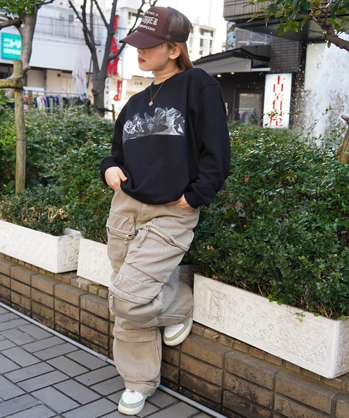 RIPPER（リッパー）の「【RIPPER】オールドイングリッシュ メッシュキャップ / Old English Mesh Cap（キャップ・メンズ・ベージュ/グレー/パープル/ブラック/サックスブルー/ホワイト/ブラウン/ホワイト×ブラック/ブラック×ホワイト・FREE）」の16枚目の写真
