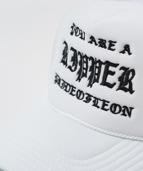 RIPPER（リッパー）の「【RIPPER】オールドイングリッシュ メッシュキャップ / Old English Mesh Cap（キャップ・メンズ・ベージュ/グレー/パープル/ブラック/サックスブルー/ホワイト/ブラウン/ホワイト×ブラック/ブラック×ホワイト・FREE）」の19枚目の写真
