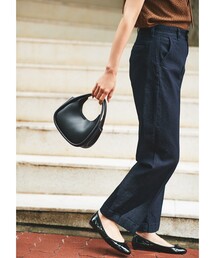 OPAQUE.CLIP | ストレッチデニム スラックスパンツ/コットン混【洗濯機洗い可】(デニムパンツ)