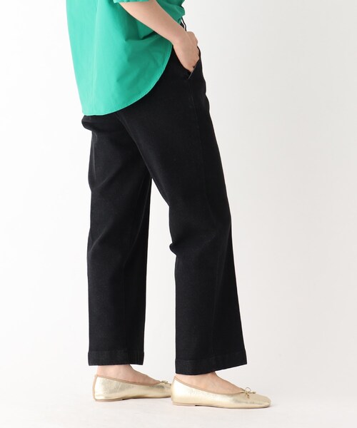 OPAQUE.CLIP（オペークドットクリップ）の「◆ストレッチデニム スラックスパンツ/コットン混【洗濯機洗い可】（デニムパンツ・レディース・グレー系その他/ブルー/ネイビー・36/38）」の13枚目の写真