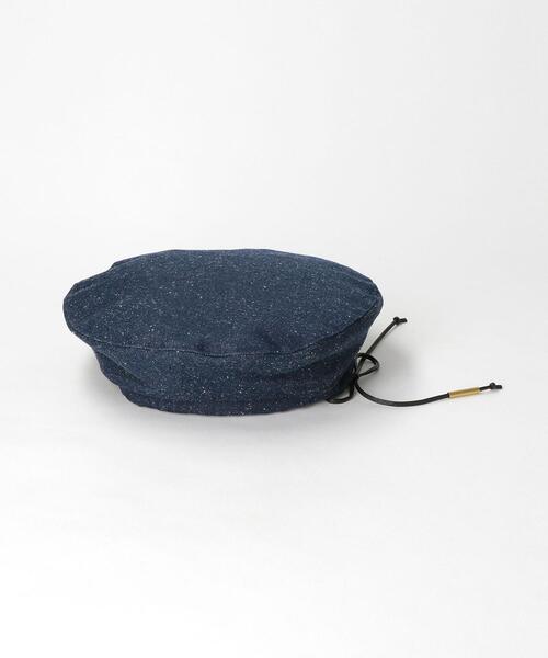 UNDERCONTROL（アンダーコントロール）の「＜undercontrol studio＞デニムネップ ベレー帽（ハンチング/ベレー帽・レディース・ネイビー・FREE）」の4枚目の写真