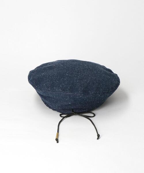 UNDERCONTROL（アンダーコントロール）の「＜undercontrol studio＞デニムネップ ベレー帽（ハンチング/ベレー帽・レディース・ネイビー・FREE）」の8枚目の写真