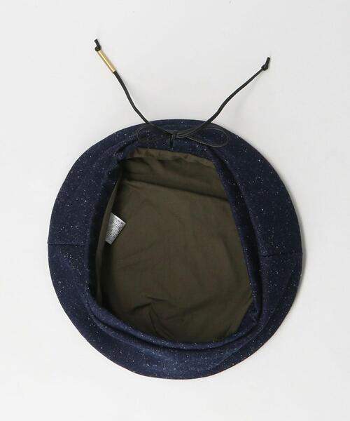 UNDERCONTROL（アンダーコントロール）の「＜undercontrol studio＞デニムネップ ベレー帽（ハンチング/ベレー帽・レディース・ネイビー・FREE）」の3枚目の写真