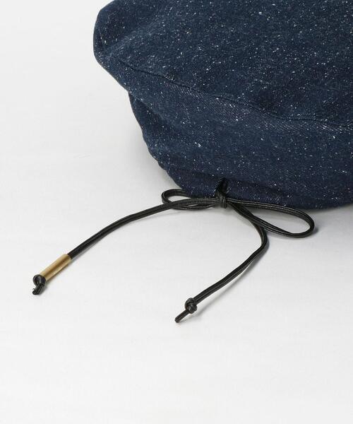 UNDERCONTROL（アンダーコントロール）の「＜undercontrol studio＞デニムネップ ベレー帽（ハンチング/ベレー帽・レディース・ネイビー・FREE）」の6枚目の写真