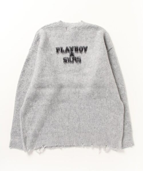 SILAS（サイラス）の「PLAYBOY x SILAS DISTRESSED SWEATER