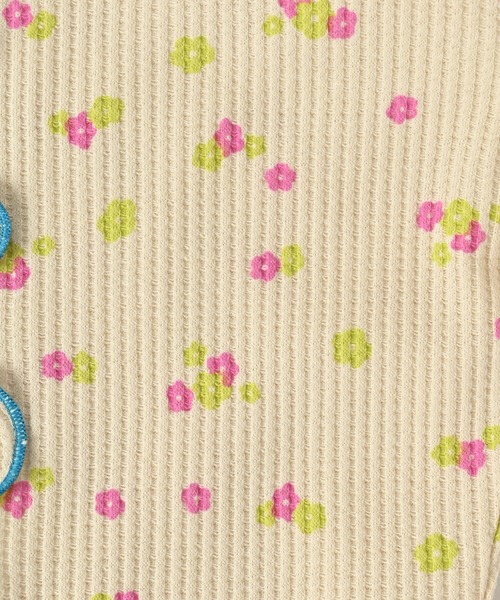 HOGAN RANCH WEAR（ホーガンランチウエア）の「フラワーワッフルメローレギンス（80～150cm）（レギンス/スパッツ・キッズ・オフホワイト/ブラウン/グレー・80/90/100/110/120/130/140/150）」の10枚目の写真