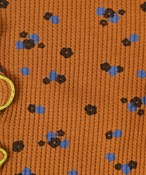 HOGAN RANCH WEAR（ホーガンランチウエア）の「フラワーワッフルメローレギンス（80～150cm）（レギンス/スパッツ・キッズ・オフホワイト/ブラウン/グレー・80/90/100/110/120/130/140/150）」の15枚目の写真