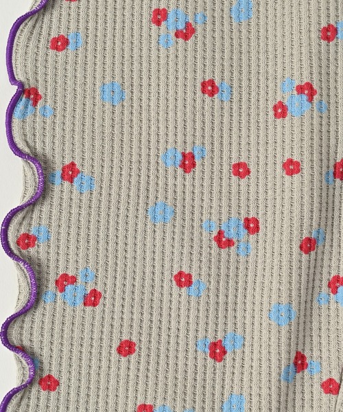 HOGAN RANCH WEAR（ホーガンランチウエア）の「フラワーワッフルメローレギンス（80～150cm）（レギンス/スパッツ・キッズ・オフホワイト/ブラウン/グレー・80/90/100/110/120/130/140/150）」の11枚目の写真