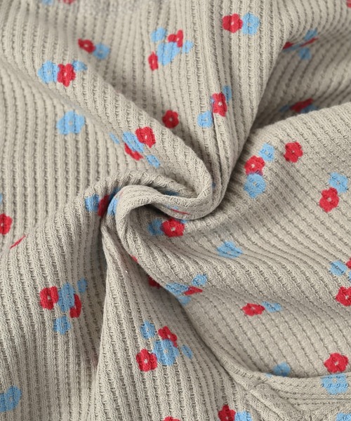 HOGAN RANCH WEAR（ホーガンランチウエア）の「フラワーワッフルメローレギンス（80～150cm）（レギンス/スパッツ・キッズ・オフホワイト/ブラウン/グレー・80/90/100/110/120/130/140/150）」の14枚目の写真