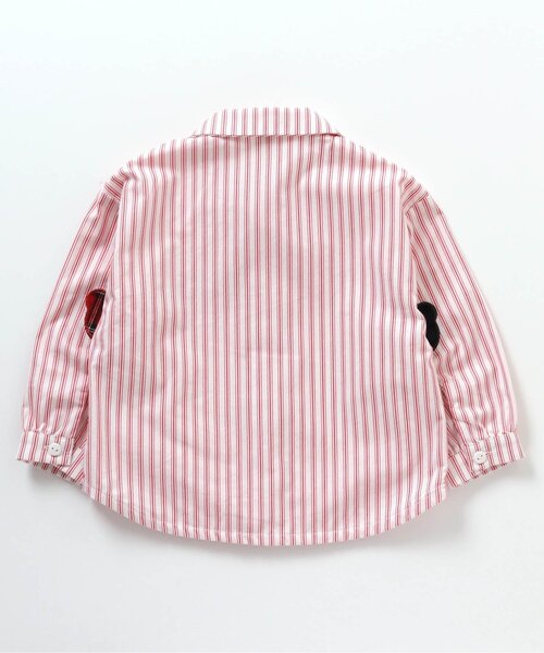 apres les cours（アプレレクール）の「tiny bear 2柄シャツ（シャツ/ブラウス・キッズ・ストライプ/チェック・110/100/80/90/120）」の21枚目の写真