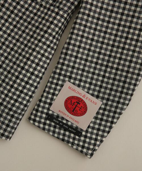 RING JACKET（リングジャケット）の「RING JACKET/別注M＆EVANS ギンガムチェック 3Bシングルジャケット（テーラードジャケット・メンズ・ブラック・44/50/46/48/42）」の5枚目の写真