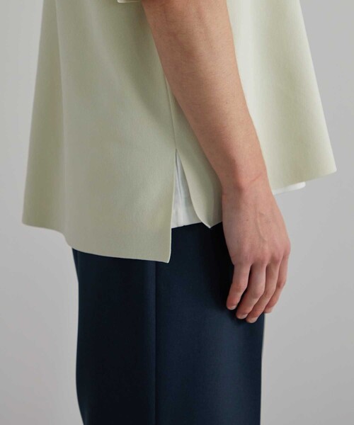 【セール】18GプレーンジャガードハーフZIP SS（ニット/セーター）｜UNITED TOKYO（ユナイテッドトウキョウ）