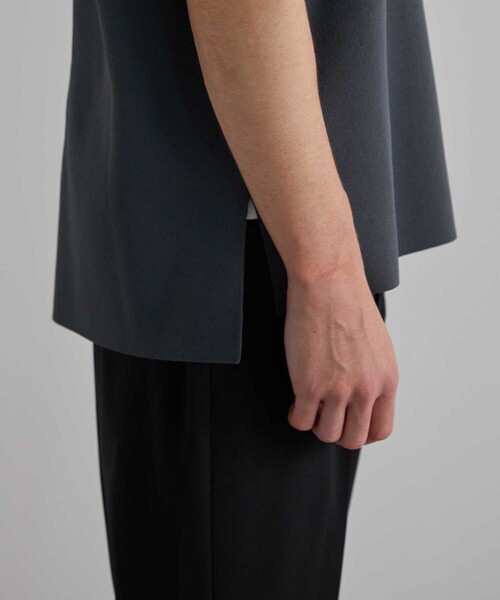 【セール】18GプレーンジャガードハーフZIP SS（ニット/セーター）｜UNITED TOKYO（ユナイテッドトウキョウ）