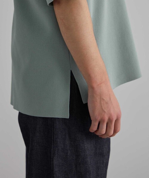 【セール】18GプレーンジャガードハーフZIP SS（ニット/セーター）｜UNITED TOKYO（ユナイテッドトウキョウ）