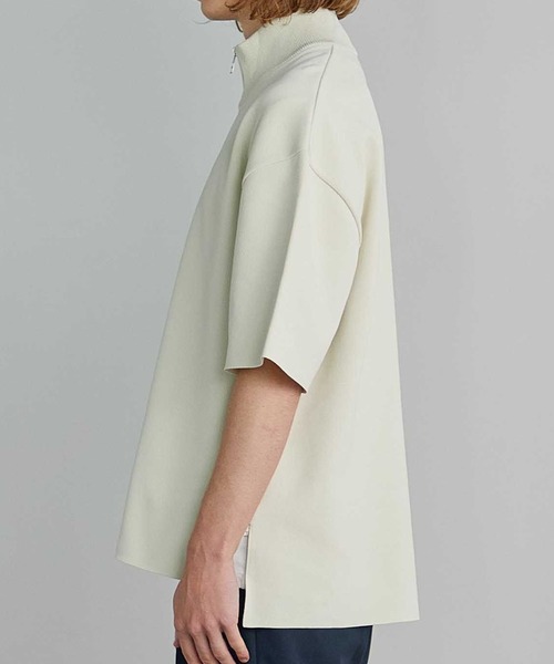 【セール】18GプレーンジャガードハーフZIP SS（ニット/セーター）｜UNITED TOKYO（ユナイテッドトウキョウ）